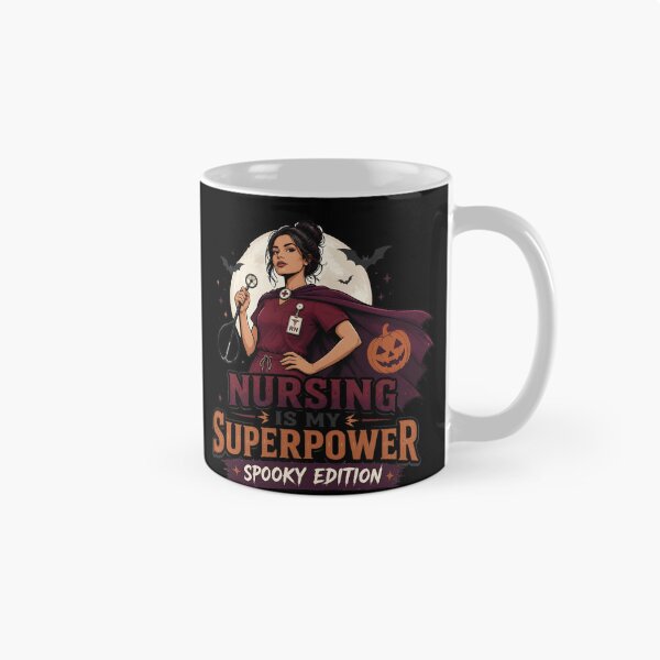 Item preview, Nursing Is My Superpower Spooky Edition Nurse designed and sold by BernoNickel.