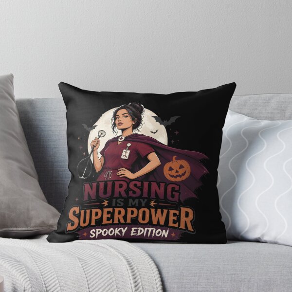 Item preview, Nursing Is My Superpower Spooky Edition Nurse designed and sold by BernoNickel.