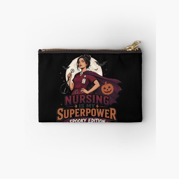 Item preview, Nursing Is My Superpower Spooky Edition Nurse designed and sold by BernoNickel.