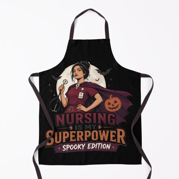 Item preview, Nursing Is My Superpower Spooky Edition Nurse designed and sold by BernoNickel.