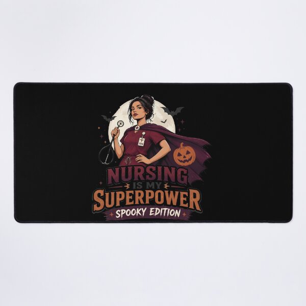 Item preview, Nursing Is My Superpower Spooky Edition Nurse designed and sold by BernoNickel.
