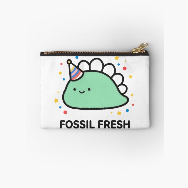 Item preview, Cute Chibi Stegosaurus Party Hat Fossil Fresh Dinosaur Sticker designed and sold by xiaoxiaochibi.
