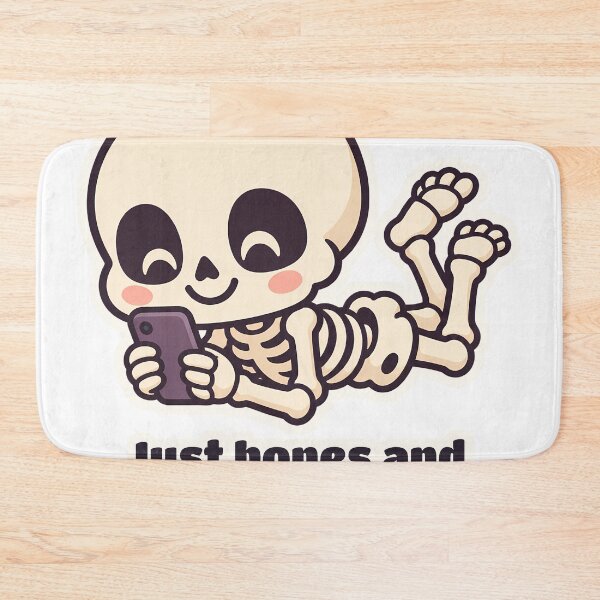 Item preview, Cute Skeleton Just Bones and Unread Messages designed and sold by OuqCreations.