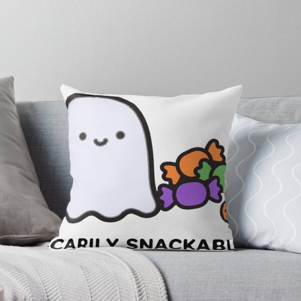 Item preview, Cute Chibi Ghost Halloween Candy Scarily Snackable Spooky Sticker designed and sold by xiaoxiaochibi.