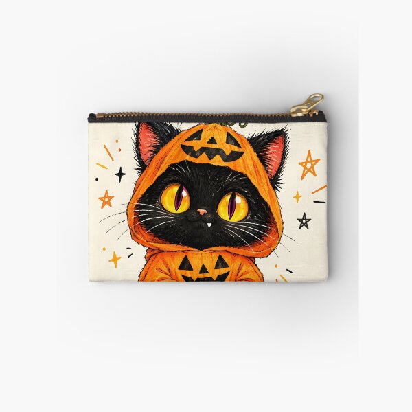 Item preview, Black Cat in Pumpkin Halloween Costume designed and sold by Pure Craft.
