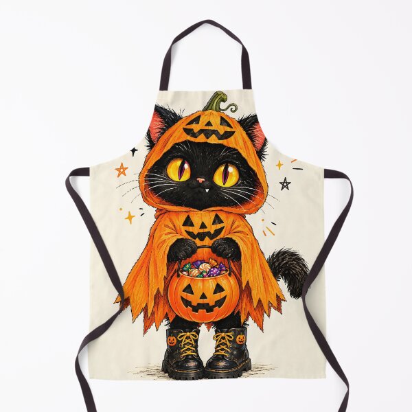 Item preview, Black Cat in Pumpkin Halloween Costume designed and sold by Pure Craft.