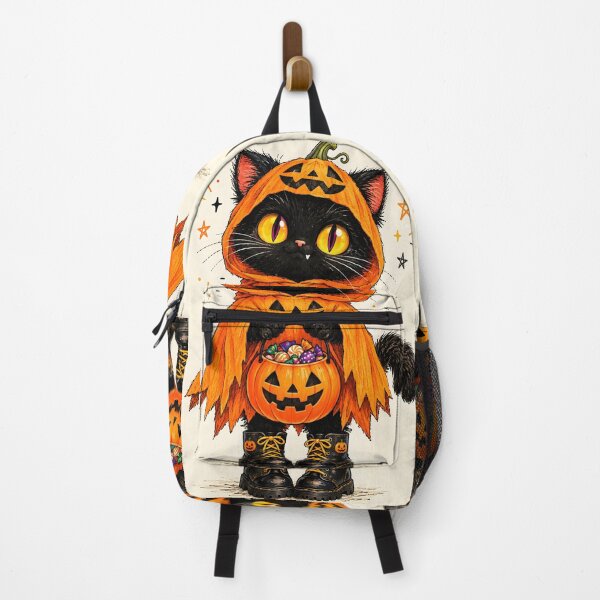 Item preview, Black Cat in Pumpkin Halloween Costume designed and sold by Pure Craft.