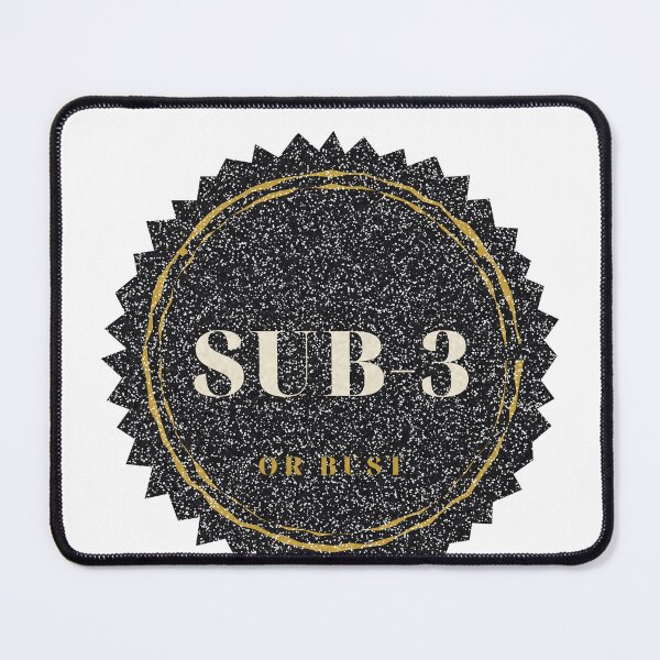 Item preview, Sub 3 or Bust Marathon Pace Goal Badge designed and sold by thestevebro.