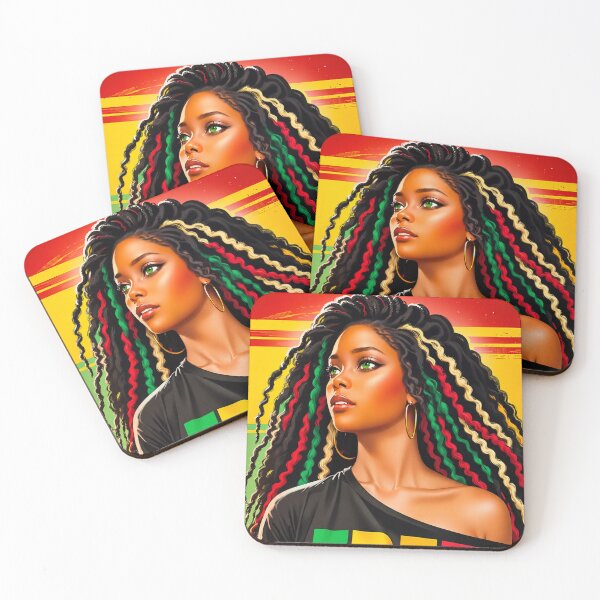 Item preview, Free Spirit Rasta Woman | Afro Pride | Reggae Culture Graphic T-Shirt designed and sold by GarnerSupplyCo.