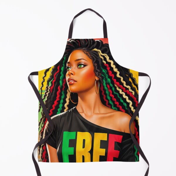 Item preview, Free Spirit Rasta Woman | Afro Pride | Reggae Culture Graphic T-Shirt designed and sold by GarnerSupplyCo.