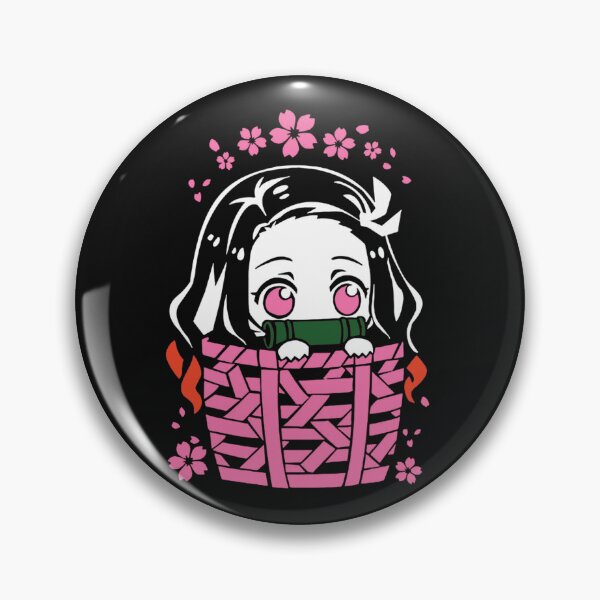 Item preview, Chibi Nezuko Kamado In Basket Cherry Blossoms Demon Slayer Cute Anime Fan Art Apparel Gift designed and sold by CaseMitch.