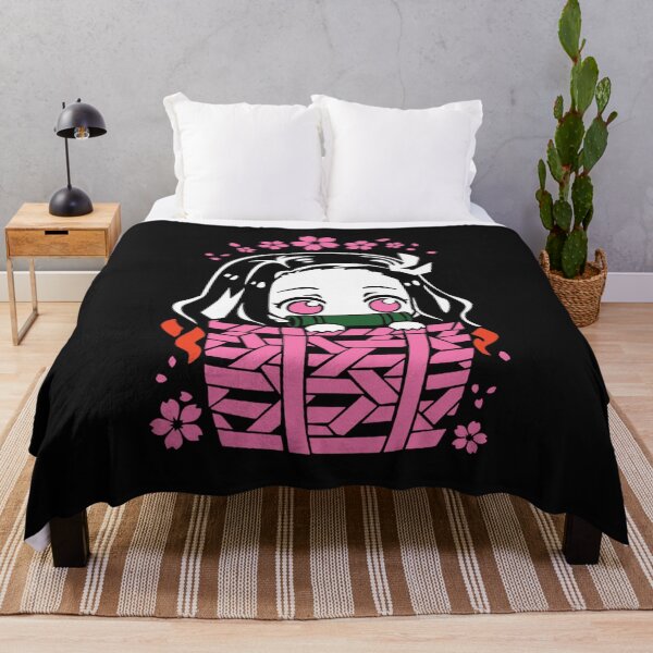 Item preview, Chibi Nezuko Kamado In Basket Cherry Blossoms Demon Slayer Cute Anime Fan Art Apparel Gift designed and sold by CaseMitch.