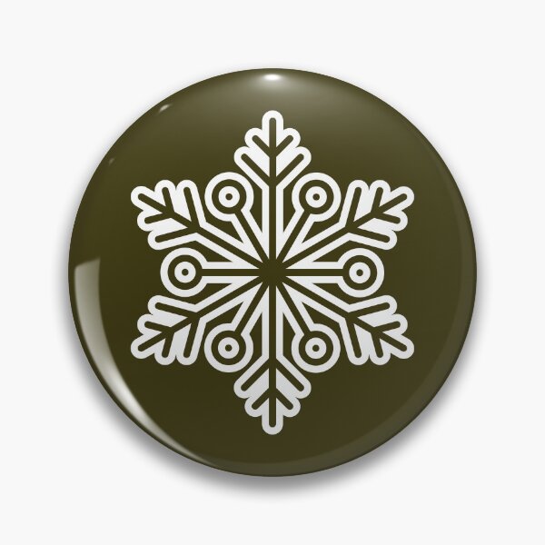 Item preview, Winter Snowflake Dark Olive Gold Seamless Pattern Art designed and sold by ​Jyoti Digital Artist.