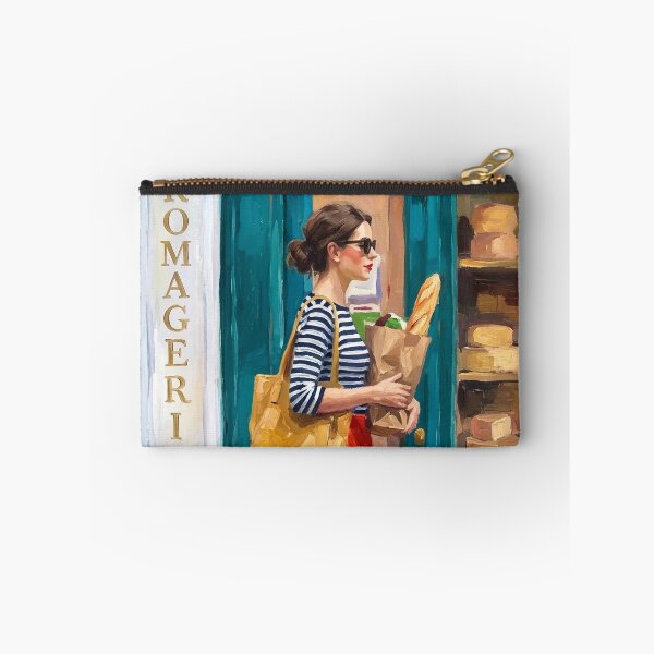 Item preview, Parisian Fromagerie Street Scene, Impressionist Painting designed and sold by CARRAANN.