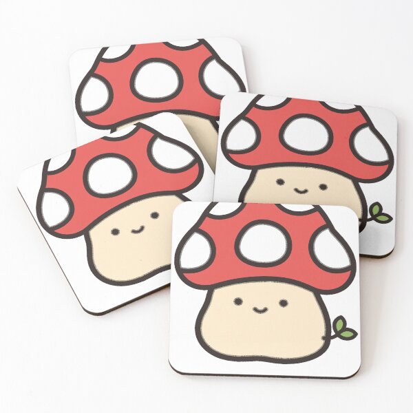 Item preview, Cute Chibi Mushroom Fun Gi Pun Cottagecore Kawaii Sticker designed and sold by xiaoxiaochibi.