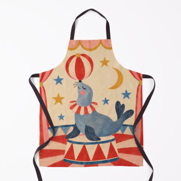 Item preview, Vintage Circus Seal Art – Whimsical Carnival Animal designed and sold by Love Pantone .