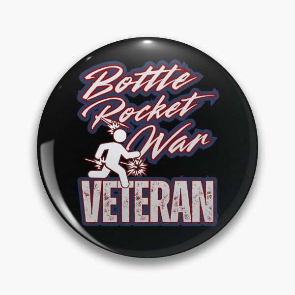 Item preview, Bottle Rocket War Veteran – Funny Firework Mishap Stick Figure Retro Explosion Humor Graphic designed and sold by GFamilyC.
