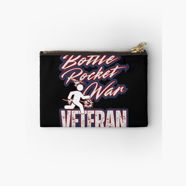 Item preview, Bottle Rocket War Veteran – Funny Firework Mishap Stick Figure Retro Explosion Humor Graphic designed and sold by GFamilyC.