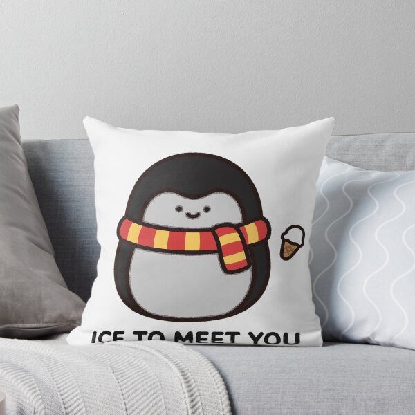 Artikelvorschau, Niedlicher Chibi-Pinguin-Schnee-Eis-Weihnachtsaufkleber entworfen und verkauft von xiaoxiaochibi.