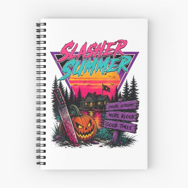 Item preview, Slasher Summer Retro Horror Graphic designed and sold by JoyJohnstonDVM.