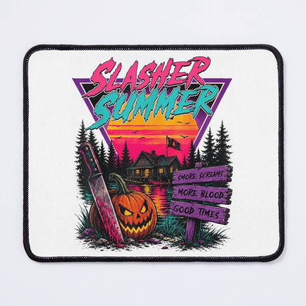 Item preview, Slasher Summer Retro Horror Graphic designed and sold by JoyJohnstonDVM.