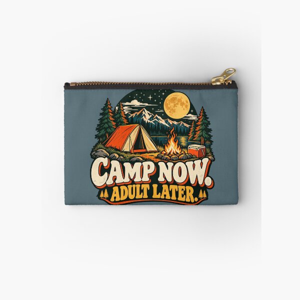 Item preview, Camp Now Adult Later Vintage Camping Christmas designed and sold by warlistop.