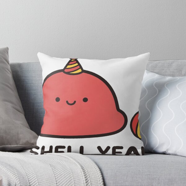 Item preview, Funny Chibi Crab Party Hat Shell Yeah Beach Sticker designed and sold by xiaoxiaochibi.