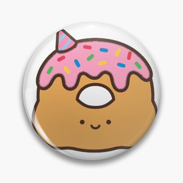 Item preview, Funny Chibi Glazed Donut Glazed And Confused Dazed Sticker designed and sold by xiaoxiaochibi.