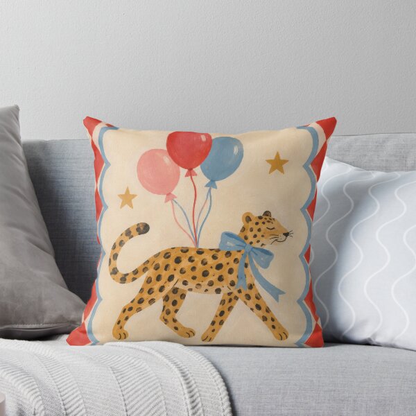 Item preview, Whimsical Circus Leopard Art – Vintage Carnival designed and sold by Love Pantone .