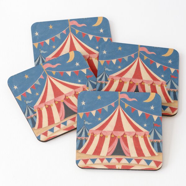Item preview, Vintage Circus Tent Art – Whimsical Big Top Carnival designed and sold by Love Pantone .