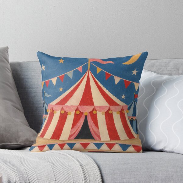 Item preview, Vintage Circus Tent Art – Whimsical Big Top Carnival designed and sold by Love Pantone .