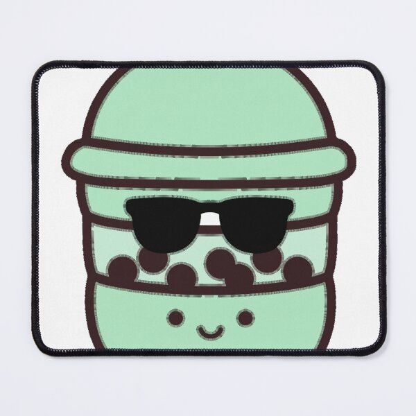 Item preview, Cool Chibi Boba Milk Tea Sunglasses Boba Baddie Sticker designed and sold by xiaoxiaochibi.