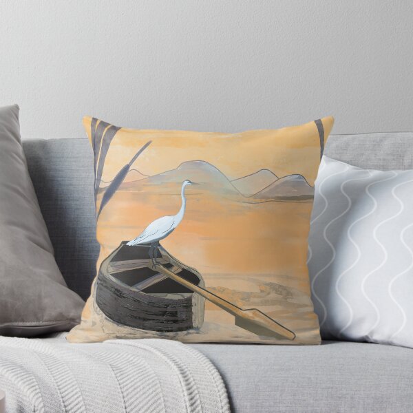 Item preview, White tall bird designed and sold by dariosArt.