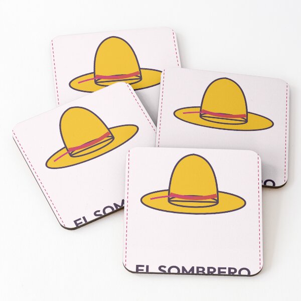 Item preview, El Sombrero Lotería Card · The Sombrero · Mexican Loteria No. 19 designed and sold by EdicionesSastal.