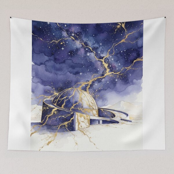 Item preview, Malargüe Planetarium in Watercolor - Argentine Landscapes designed and sold by Esencia Argentina.