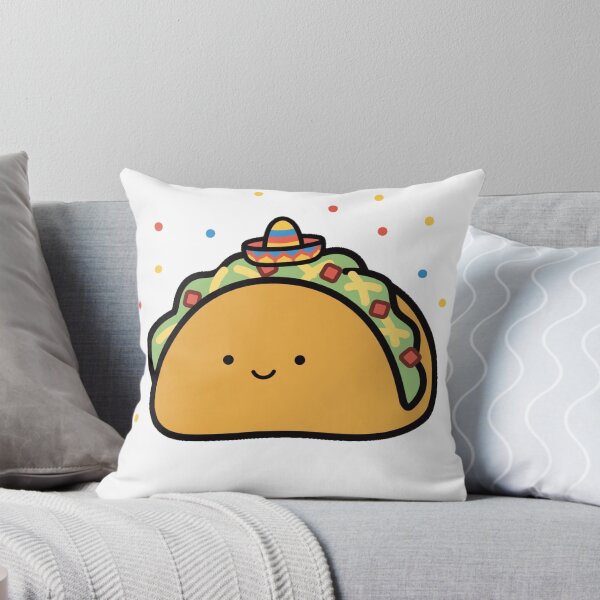 Aperçu de l'œuvre Adorable autocollant chibi taco fiesta taco bout nourriture mexicaine mignonne créée et vendue par xiaoxiaochibi.
