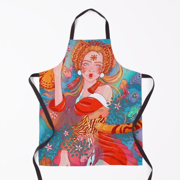 Aperçu de l'œuvre Femme d'eau douce I Mucha I Art nouveau créée et vendue par Orange Manon.
