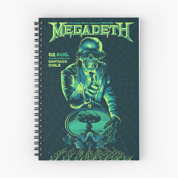Item preview, Megadeth Original Custom Vintage Music Band Tee Unique Poster Wall Art designed and sold by Cool Robot Bro..