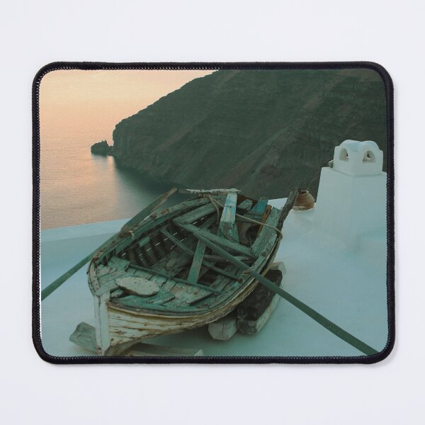 Item preview, Santorini island - wooden boat on the roof designed and sold by Top-photo.
