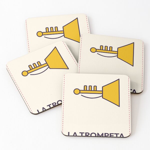 Item preview, La Trompeta Lotería Card · The Trumpet · Mexican Loteria No. 21 designed and sold by EdicionesSastal.
