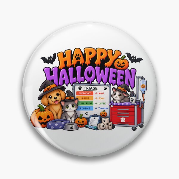 Item preview,  Happy Halloween Veterinary Triage – Spooky Emergency Vet Clinic designed and sold by Bettybee00.