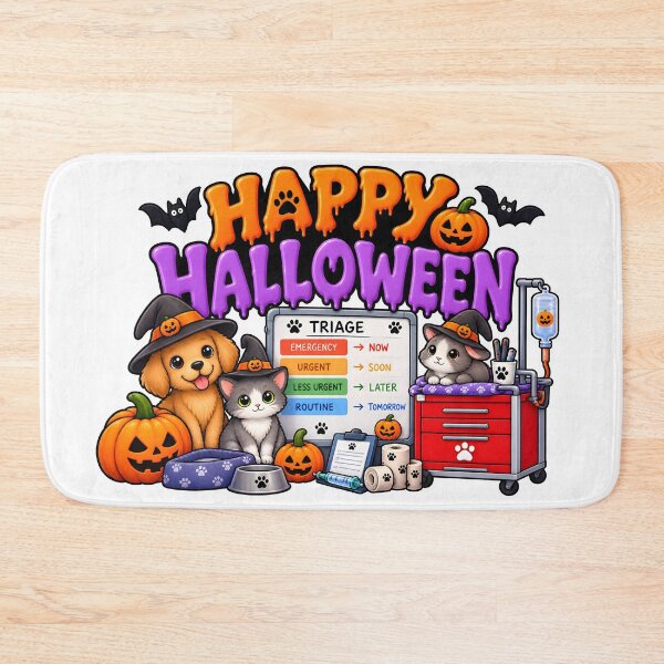 Item preview,  Happy Halloween Veterinary Triage – Spooky Emergency Vet Clinic designed and sold by Bettybee00.