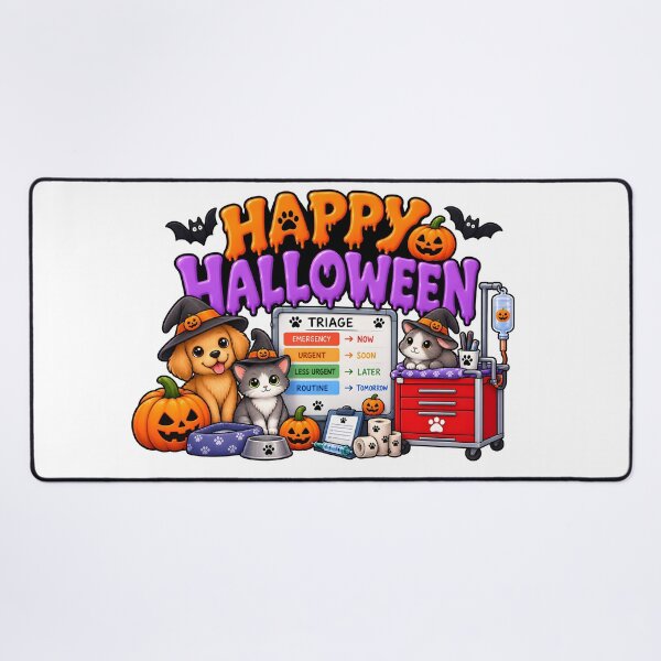 Item preview,  Happy Halloween Veterinary Triage – Spooky Emergency Vet Clinic designed and sold by Bettybee00.