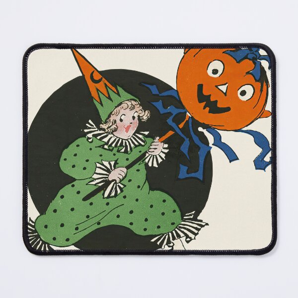 Item preview, Wishing You and Yours a Happy Hallowe'en, Gibson Art Co. Postcard designed and sold by Exhumed Archives.