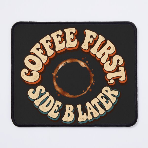 Item preview, Coffee First Side B Later – Retro Vinyl and Coffee designed and sold by Golden Era Studio.
