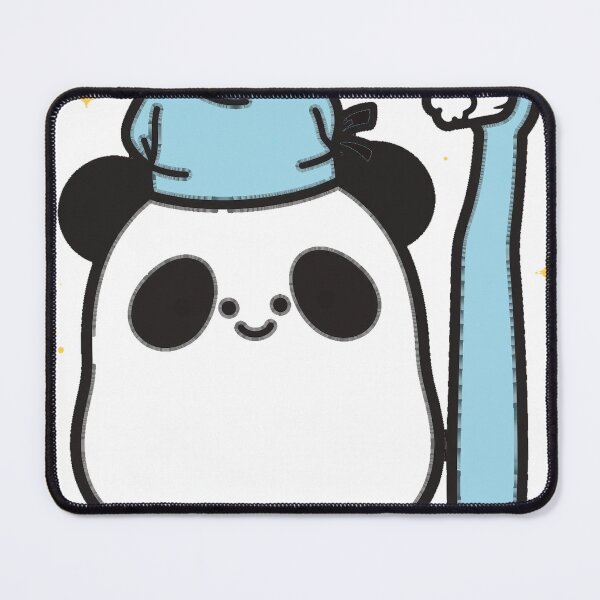 Item preview, Chewy Mandarin Panda Paintbrush Brush Hour Art Sticker designed and sold by xiaoxiaochibi.