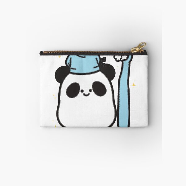 Item preview, Chewy Mandarin Panda Paintbrush Brush Hour Art Sticker designed and sold by xiaoxiaochibi.