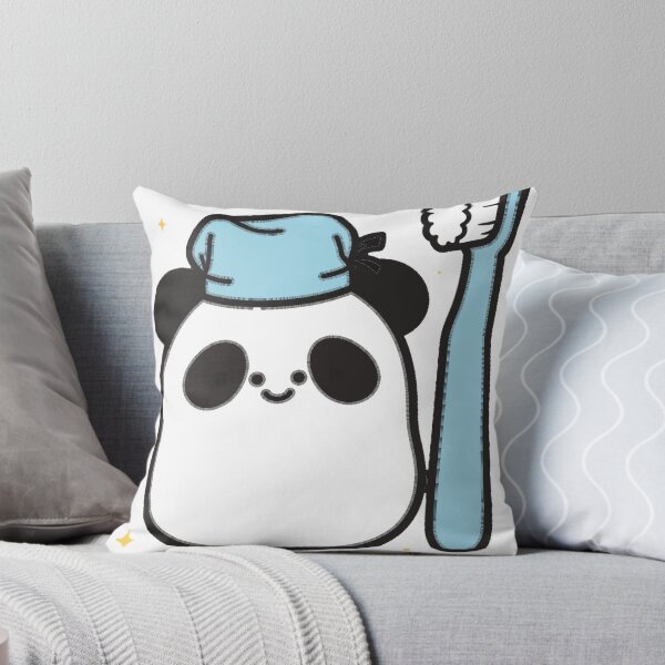 Item preview, Chewy Mandarin Panda Paintbrush Brush Hour Art Sticker designed and sold by xiaoxiaochibi.