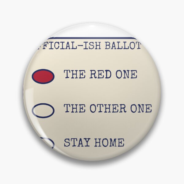 Item preview, Fill In The Red Bubble Ballot designed and sold by Eagle Eye Roll.