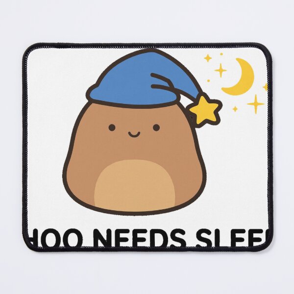 Item preview, Sleepy Chibi Owl Moon Hoo Needs Sleep Night Sticker designed and sold by xiaoxiaochibi.